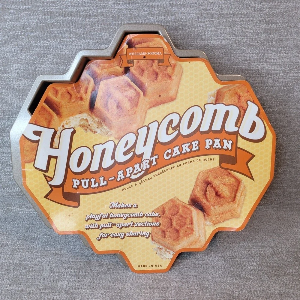 Nordic Ware Pull‎ Apart Beehive Bee Hive Honeycomb Cake Pan Williams Sonoma NEW